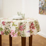 Round Floral Tablecloth - Botanico
