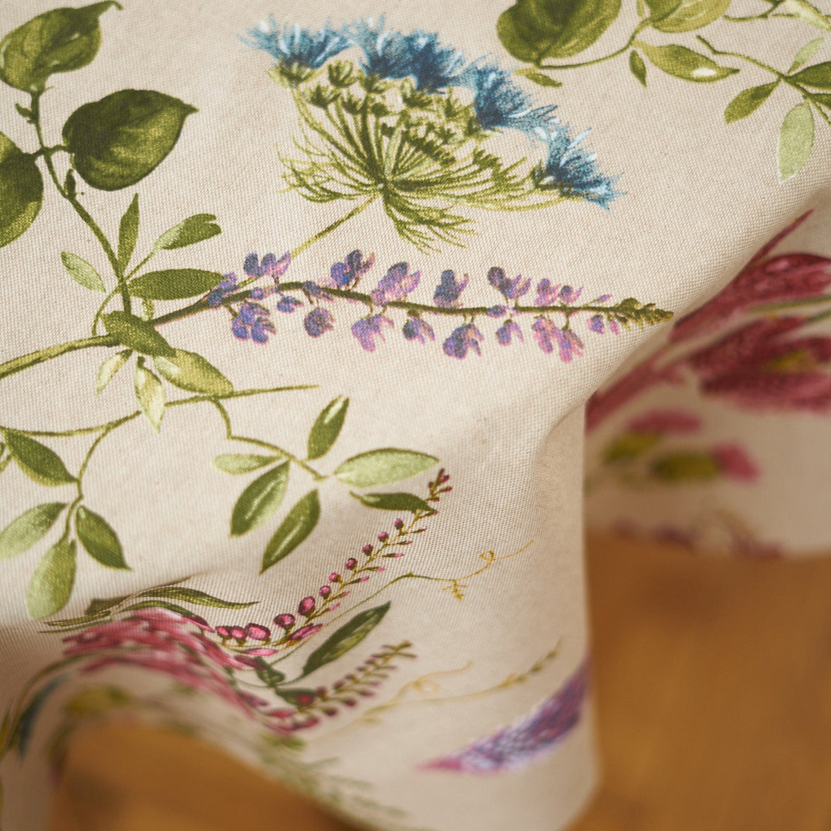Round Floral Tablecloth - Botanico
