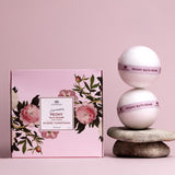 Luxurious Peony Bath Bomb With Vitamin E - Set of 4 Bombs