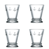 Bee Water Glasses Set of 4, 250ml
