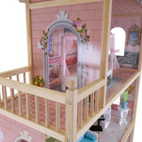 Wooden Dollhouse Emily with LED Lights