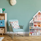 Wooden Dollhouse Liselle with LED Lights