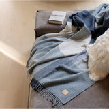 Recycled Alpaca Wool Throw - Classic Check