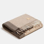 Recycled Alpaca Wool Throw - Classic Check