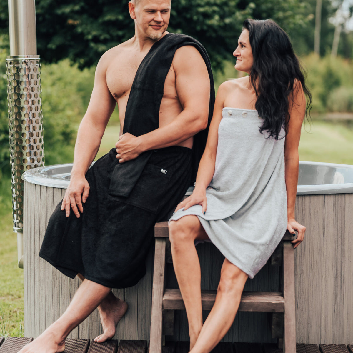 Spa Wrap for Men - Bamboo Terry