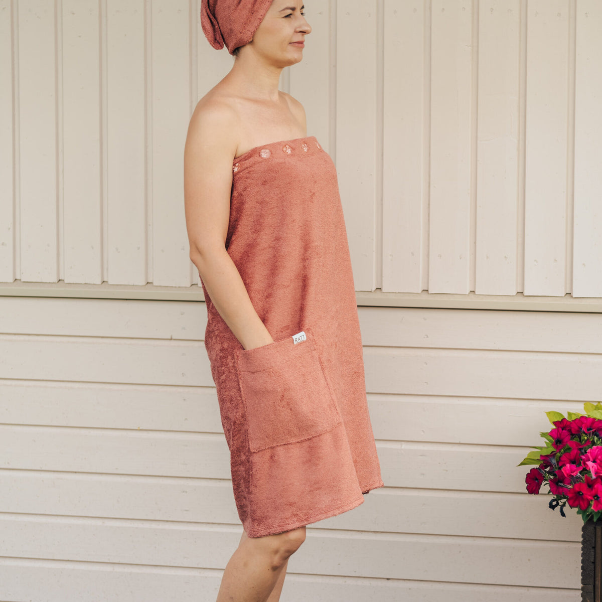 Spa Wrap for Women -  Bamboo Terry