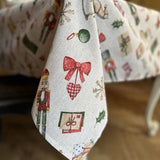 Festive Motive Christmas Story Rectangular Tablecloth