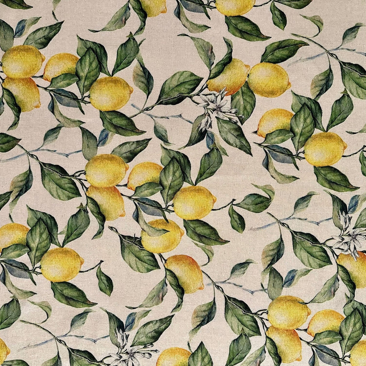 Round Tablecloth - Lemon Linen