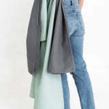 Organic Waffle Cotton Towel - Sage Green