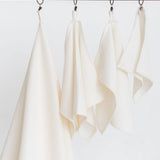 Organic Waffle Cotton Towel - Cream