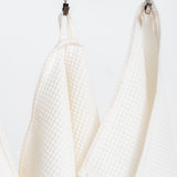 Organic Waffle Cotton Towel - Cream