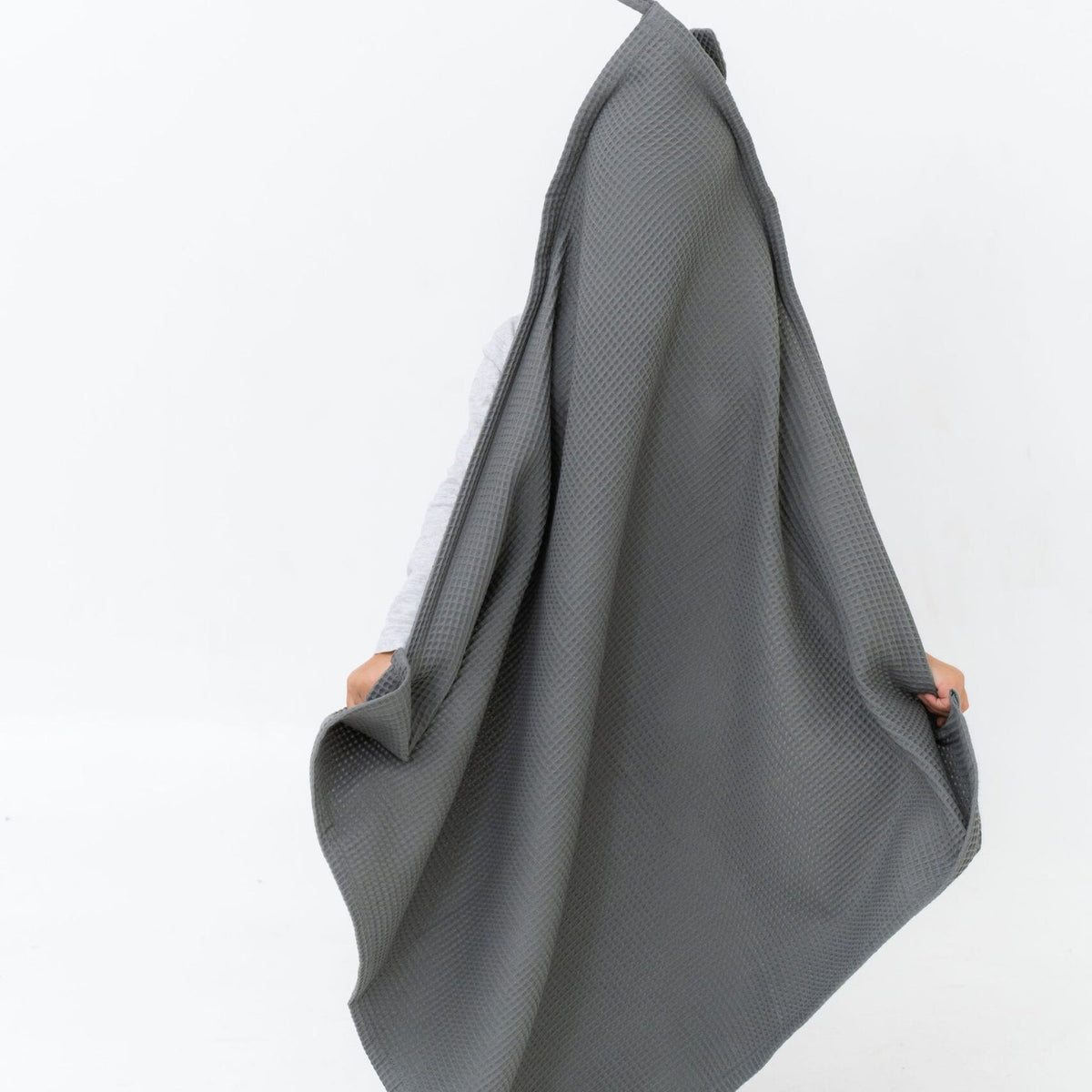 Waffle Fabric Towel with Bunny Ears