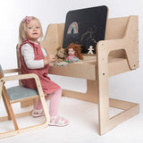 Adjustable Children Chair Julle - Mint Green