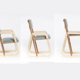 Adjustable Children Chair Julle - Mint Green