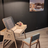 Adjustable Children Chair Julle - Mint Green