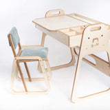 Adjustable Children Chair Julle - Mint Green