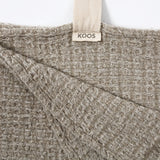Big Linen Towel - Textured Grey