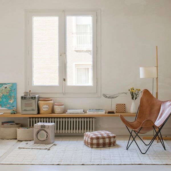 Washable Cotton Rug Mosaic, 120x160 cm