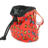 Dog treat Bag - Red Graffiti
