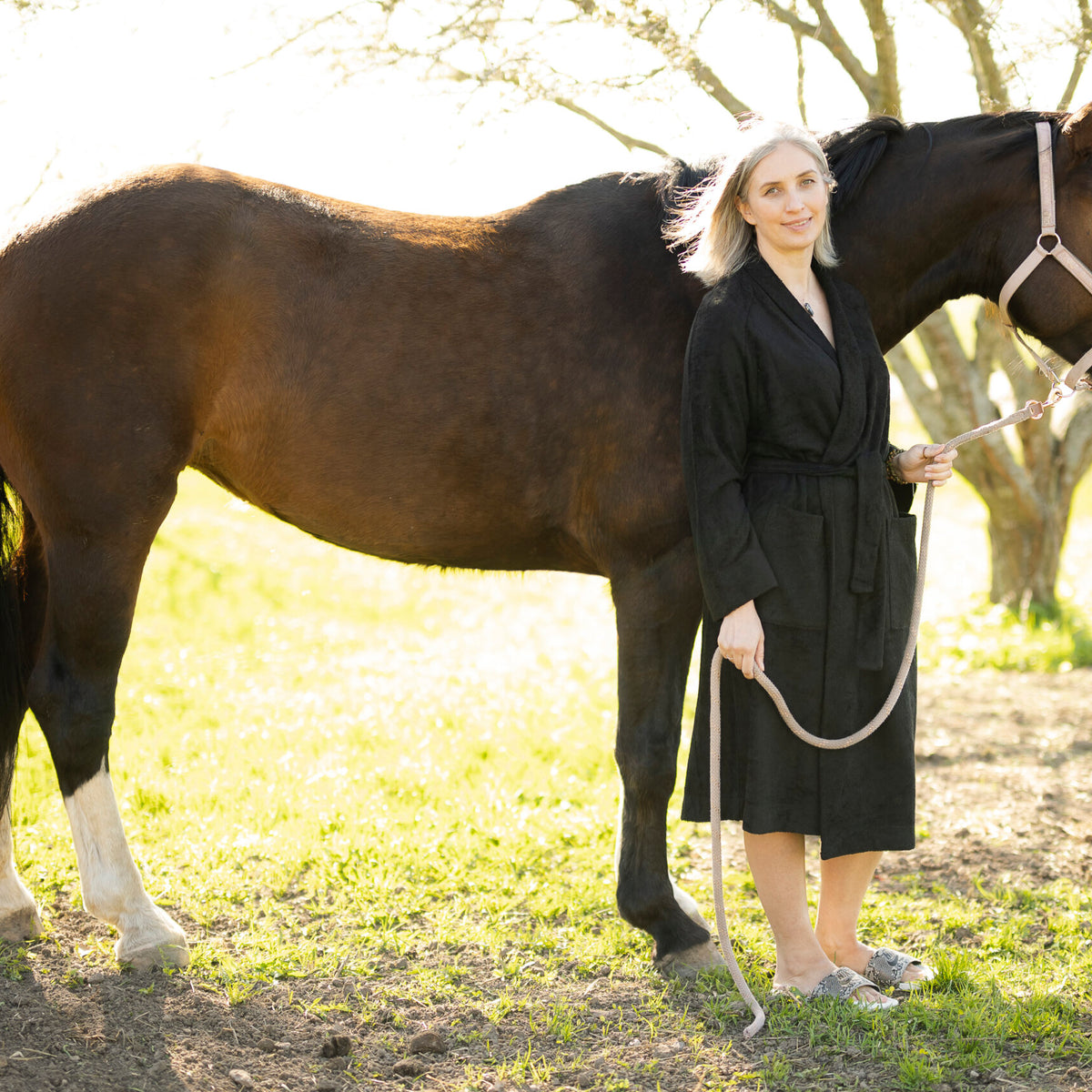 Bathrobe for Women - Bamboo Terry