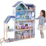 Wooden Dollhouse Crystal with LED Lights