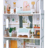 Wooden Dollhouse Luna with LED Lights