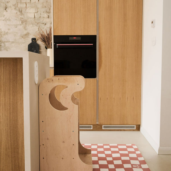 Kids Mealtime Floor Mat, Non-Slip & Waterproof - Chess Terra