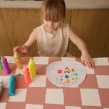 Kids Mealtime Floor Mat, Non-Slip & Waterproof - Chess Terra