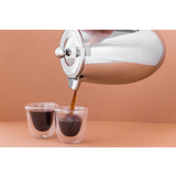 La Cafetière Silver Double Walled Insulated Eight Cup Coffee Maker - 1 Liter