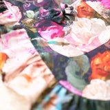 Ladies Apron with Ruffles - Francine Black