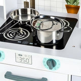 Large Wooden Play Kitchen with Accessories