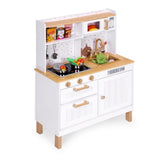 Large Wooden Play Kitchen with Sounds and LED