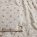 Muslin Baby Blanket + Pillow Set - Boho Flowers