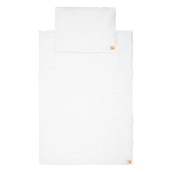 Muslin Baby Blanket + Pillow Set - Cream