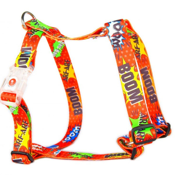 Nylon Harness – Red Graffiti