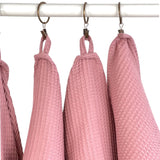 Organic Waffle Cotton Towel - Old Pink
