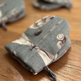 Oven Glove With Double Wool Filling - Seeds Aqua