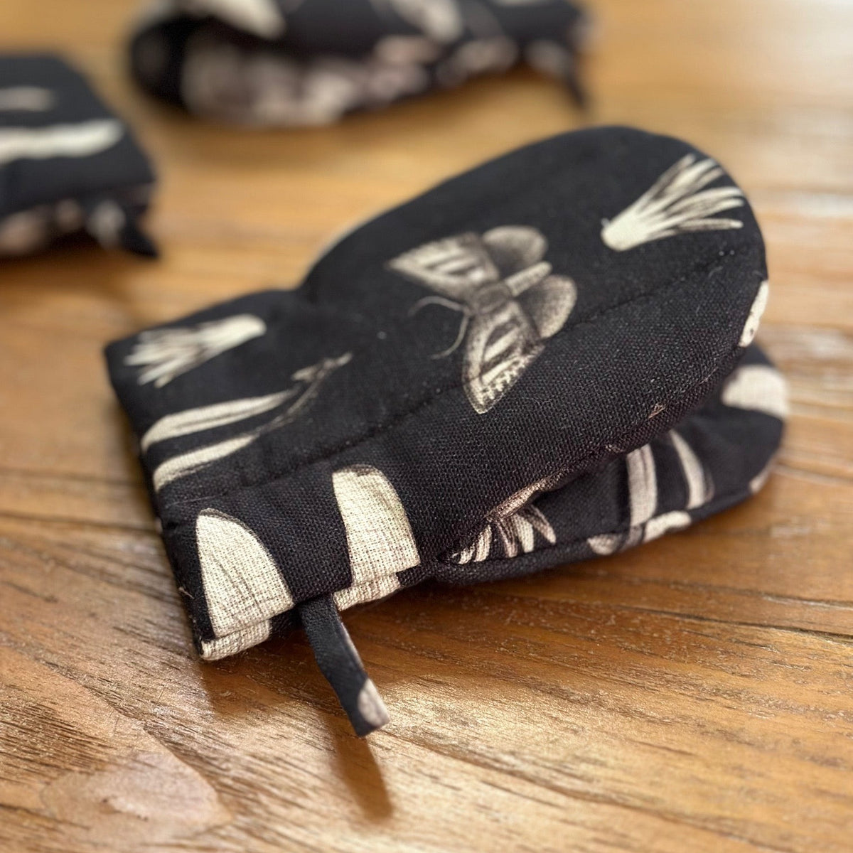 Oven Glove With Double Wool Filling - Seeds Carbon