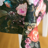 Rectangular Tablecloth - Francine Black