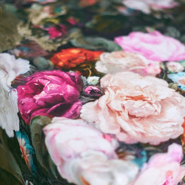 Rectangular Tablecloth - Francine Black