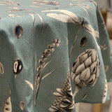 Round Tablecloth - Seeds Aqua
