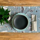 Seeds Aqua Table Runner