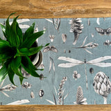 Seeds Aqua Table Runner