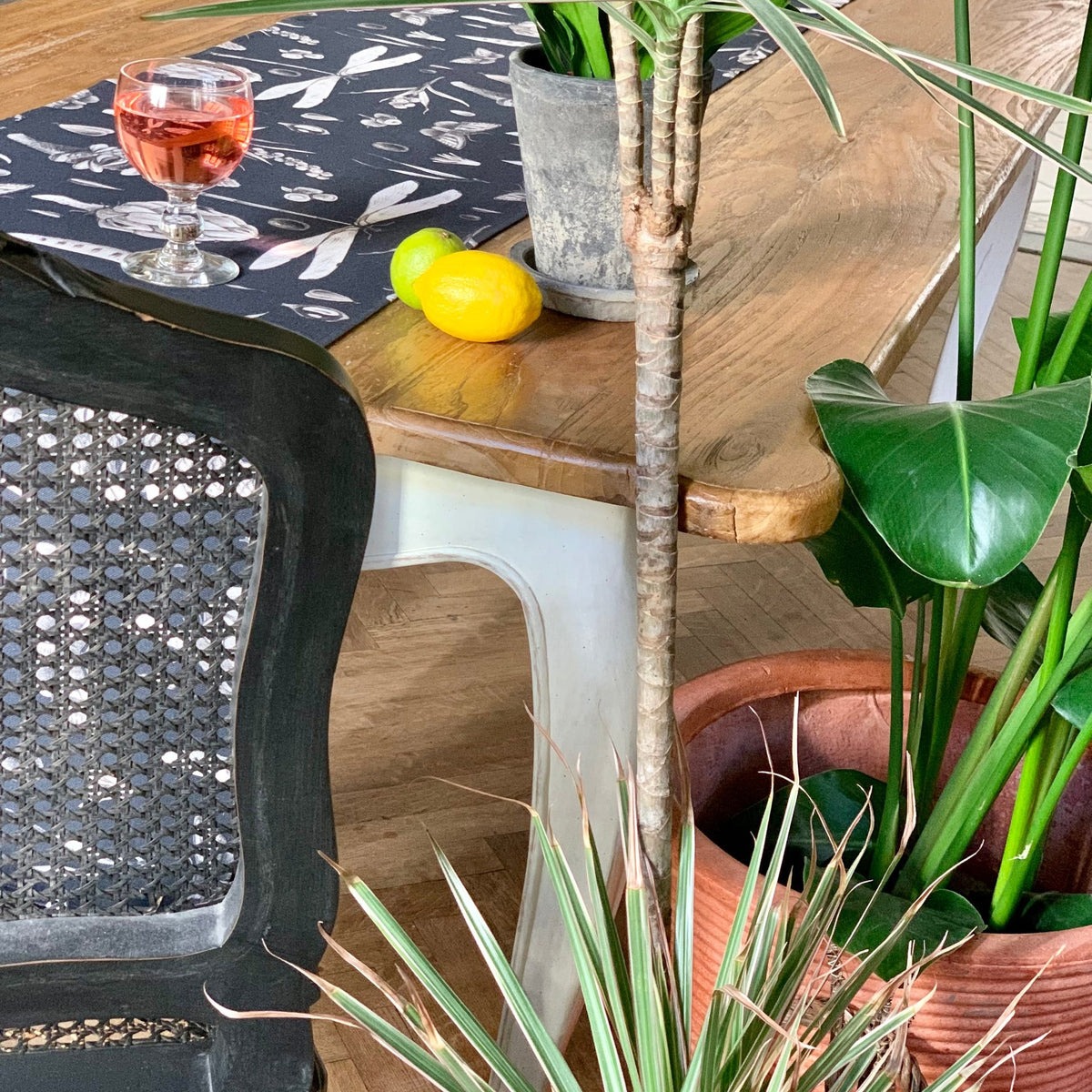 Seeds Carbon Table Runner