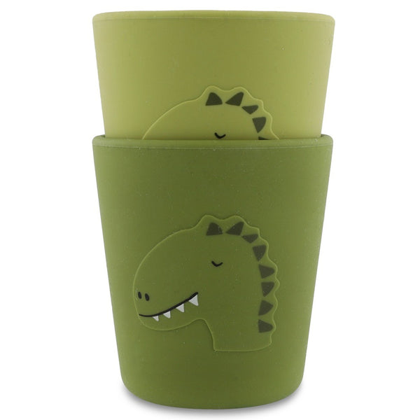 Silicone Cups, 2-Pack - Mr. Dino