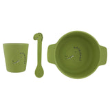 Silicone First Meal Set for Kids - Mr. Dino