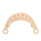 Snug Rocker for Kids - Natural With Pink Pillow