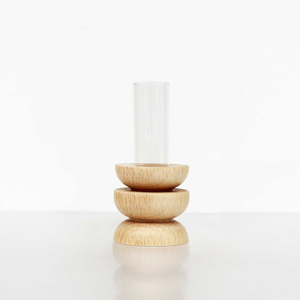 Totem Wooden Vase - Short Nº 4