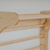 Pikler Triangle Climber with Swedish Wall Add-On (Ages 6m–7y)