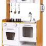 Wooden Play Kitchen with Multimedia Burners